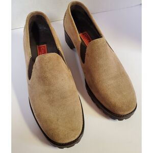 Cole Haan Women's Tan Suede Slip on Loafers Size 10 B